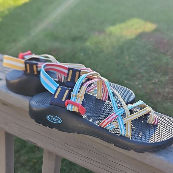 Chaco Z/Cloud Sandals Women’s Size 8 – Multicolor Strappy Sport Sandals - Picture 6 of 8
